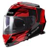 LS2 FF800 STORM II-06 TRACKER helma černá/červená vel.M